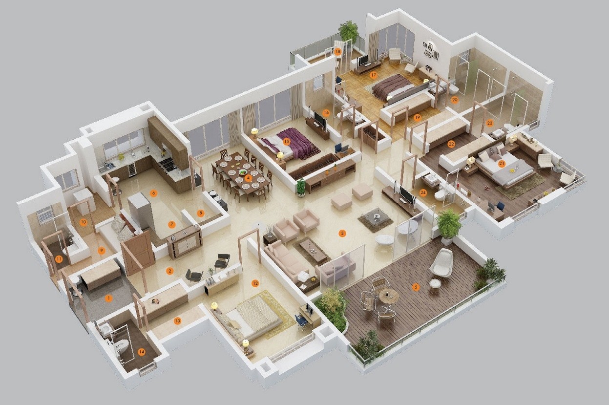 5 BHK Plan